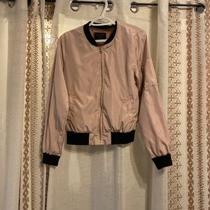 Light pink bomber jacket